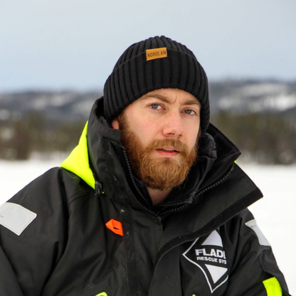 Norolans fiskemössa av merinoull